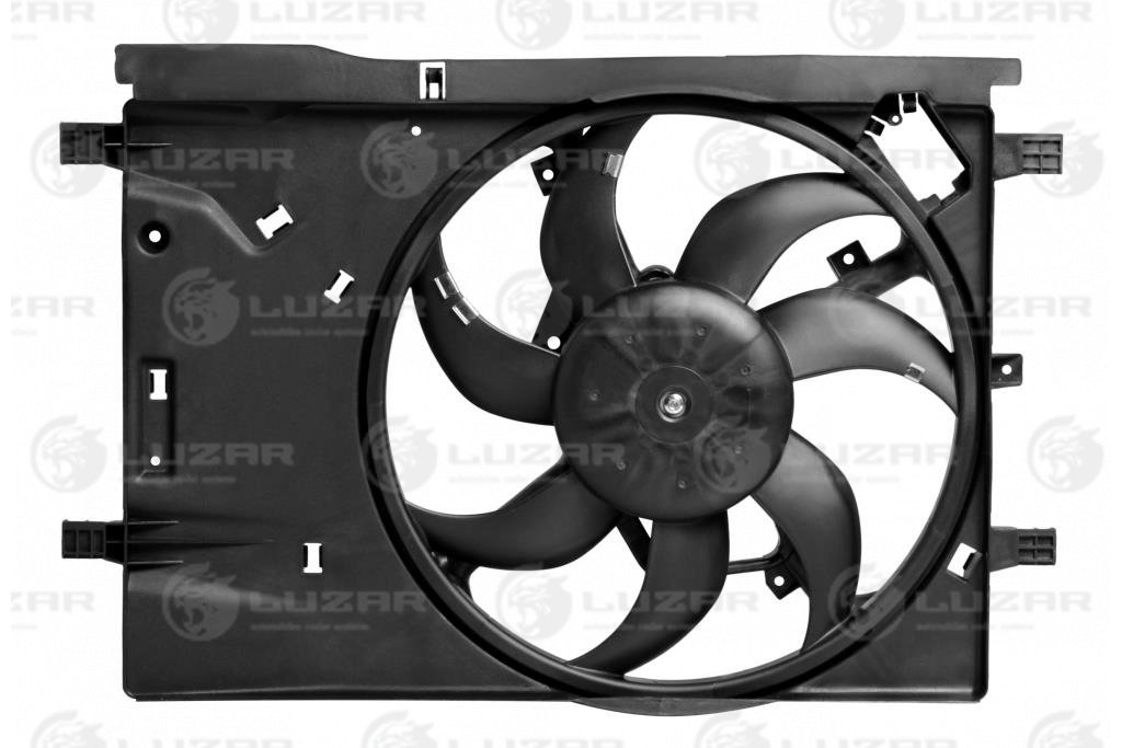 Э/вентилятор охл. с кожухом для а/м Opel Corsa d (06-) - Luzar LFK 2112