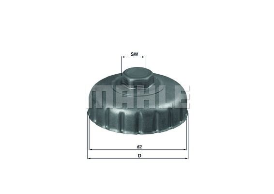 Ключ масляного фильтра - Mahle OCS3