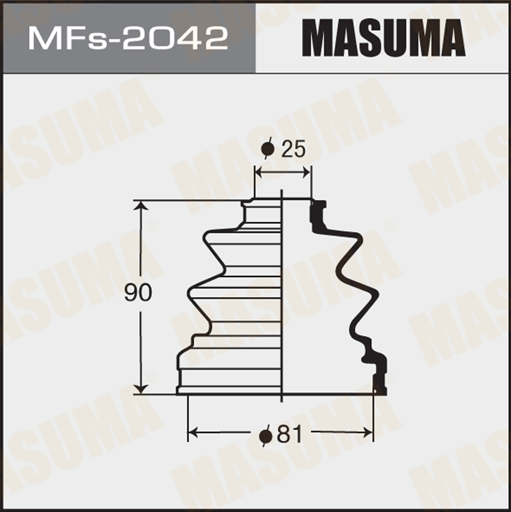 Привода пыльник masuma силикон mf-2042 - Masuma MFS2042