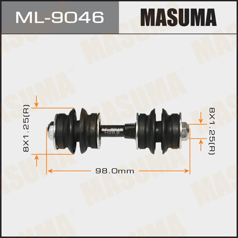 Стойка стабилизатора | перед прав/лев | - Masuma ML9046