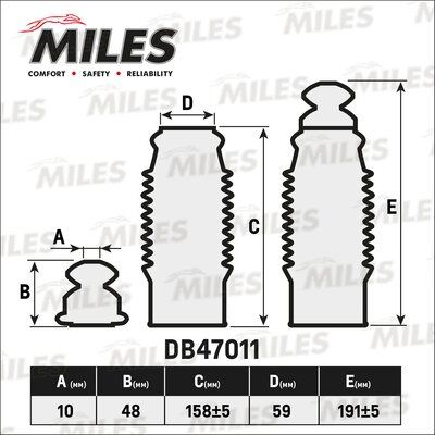 Пылезащитный комплект - Miles DB47011
