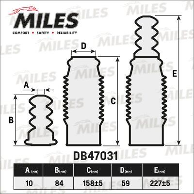 Пылезащитный комплект - Miles DB47031