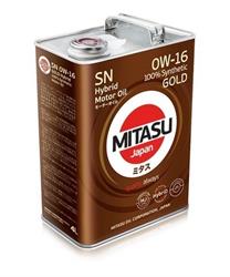Масло моторное Gold 0w16 синтетическое 4л - MITASU MJ-106-4