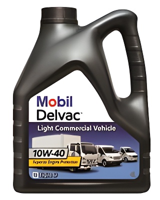 Масло  10w40 Delvac Light Commercial Vehicle LCV API ci-4/ch-4/cg-4/cf-4/cf - Mobil 153745