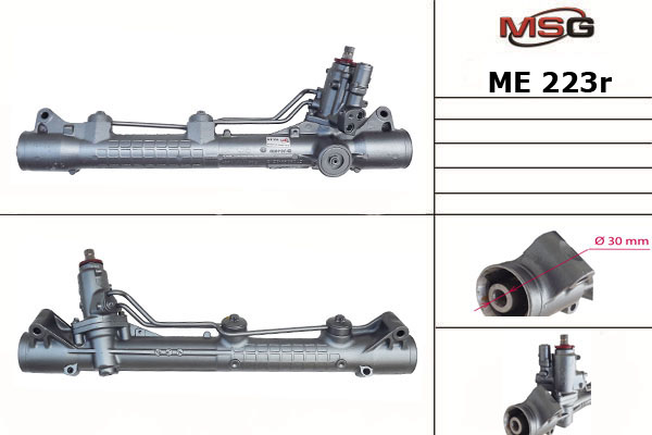 Рулевая рейка с ГУР восстановленная Mercedes s w221 / Coupe c216 2005- - MSG Rebuilding ME223R