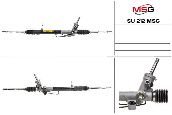 Рулевая рейка c ГУР новая Subaru Forester 2007-, Subaru XV 2011-2017 - MSG SU212