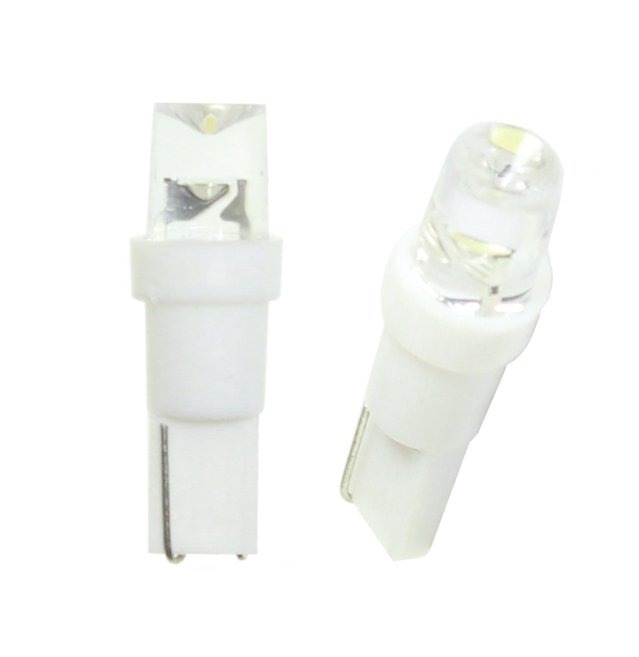 Светодиод 24V t5-01 (1led) w1,2w Base:W2,0 х4,6d 0.24w 2lm конус белый - Nord Yada 900442