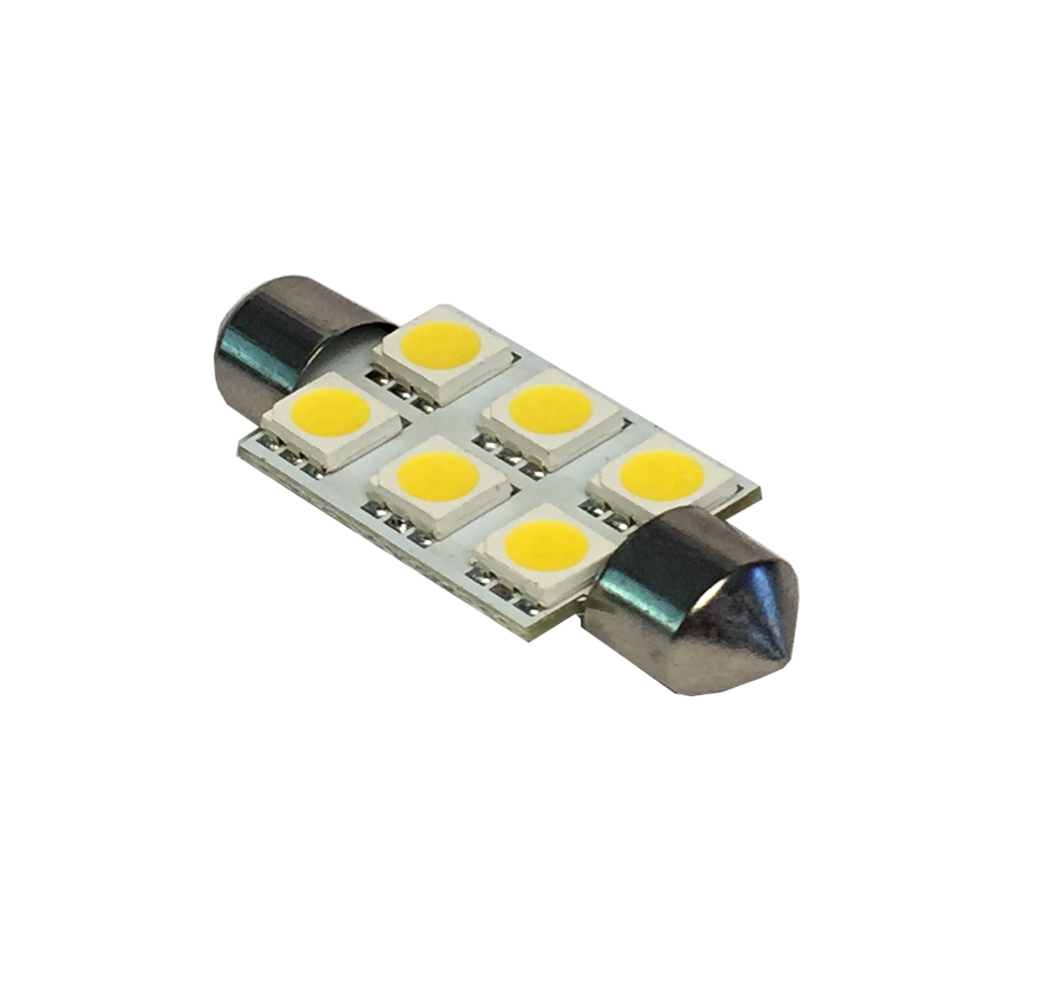 Автолампа светодиод АС 24v 5w 6led (Белый, C5W (sv8.5) 39мм 900462 - Nord Yada 900462