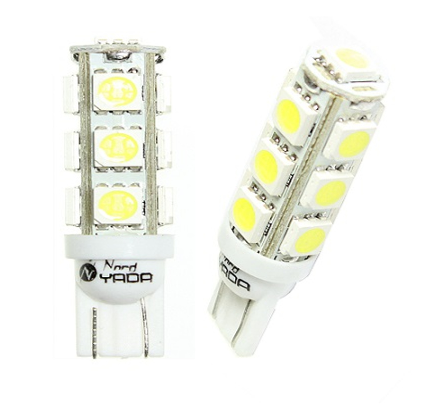 Светодиод 12V t10-13smd (size 5050) W5W белый 1.6w 52lm - Nord Yada 902397