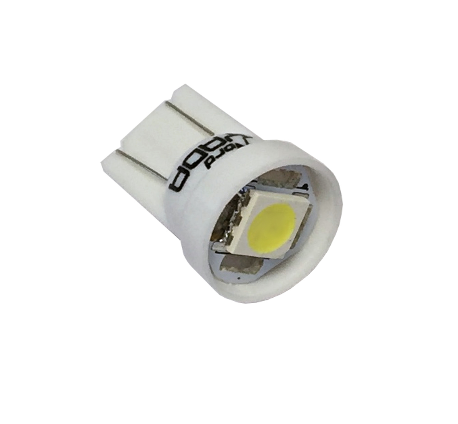 Cветодиод 12V t10-1smd (size 5050) W5W белый 0.3w 5lm - Nord Yada 902398