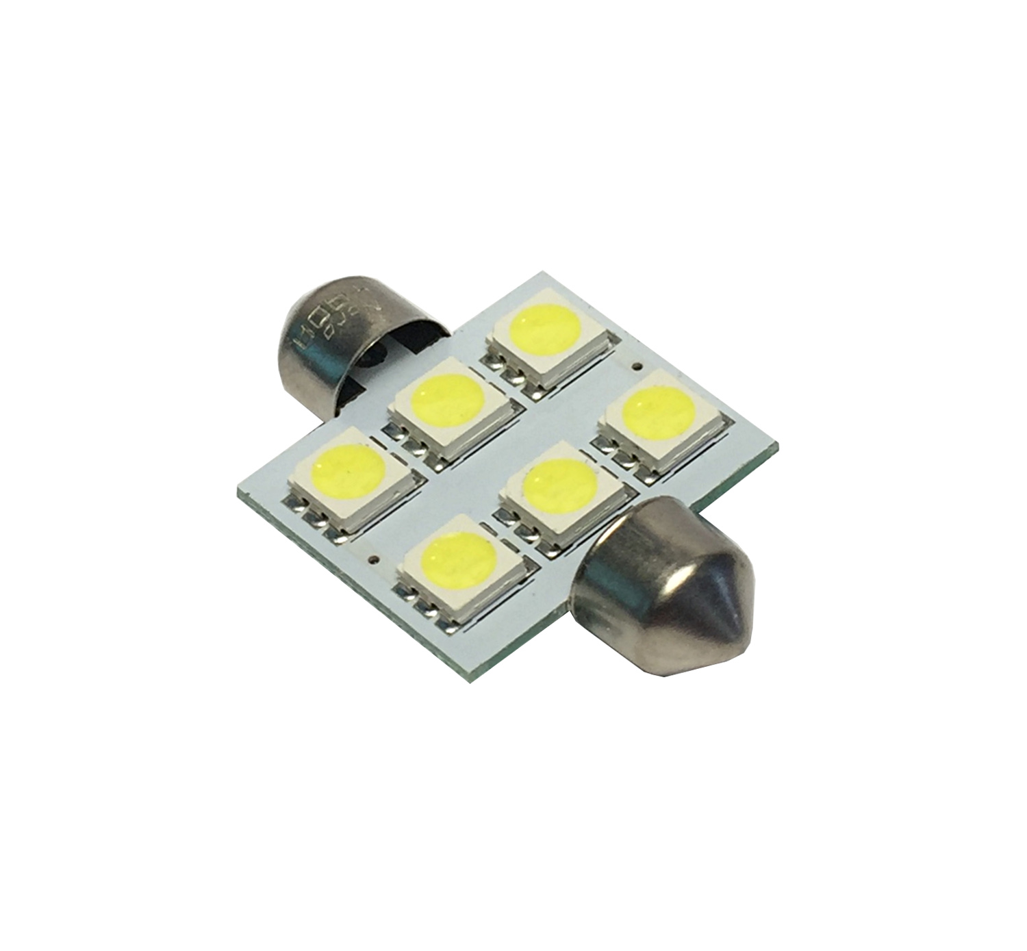 Автолампа светодиод АС 24v 5w 6smd (Белый, C5W (sv8.5) 39мм 902590 - Nord Yada 902590