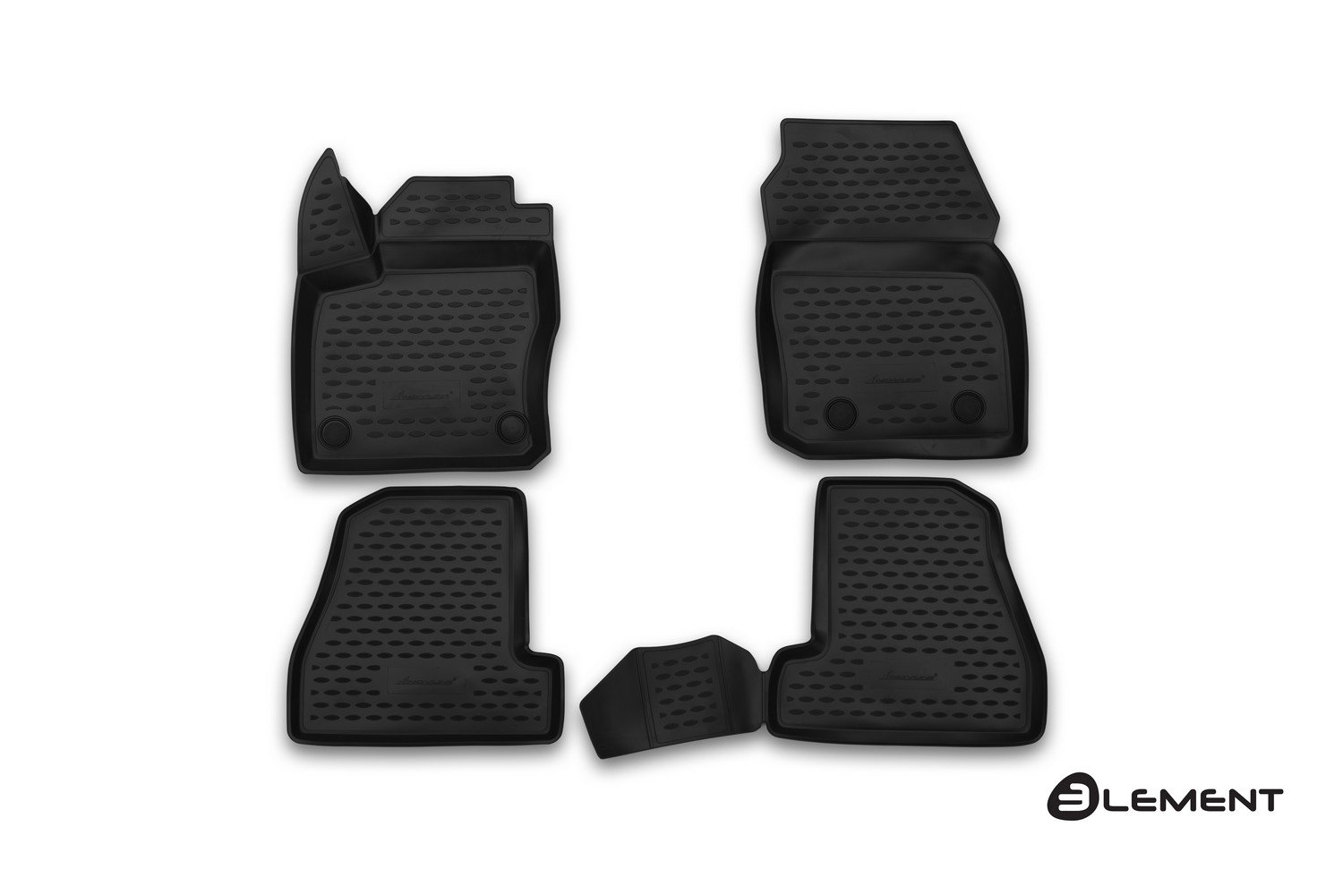 Коврики 3d в салон ford focus 3, 2015->, 4 шт. (по - NOVLINE ELEMENT3D1671210K