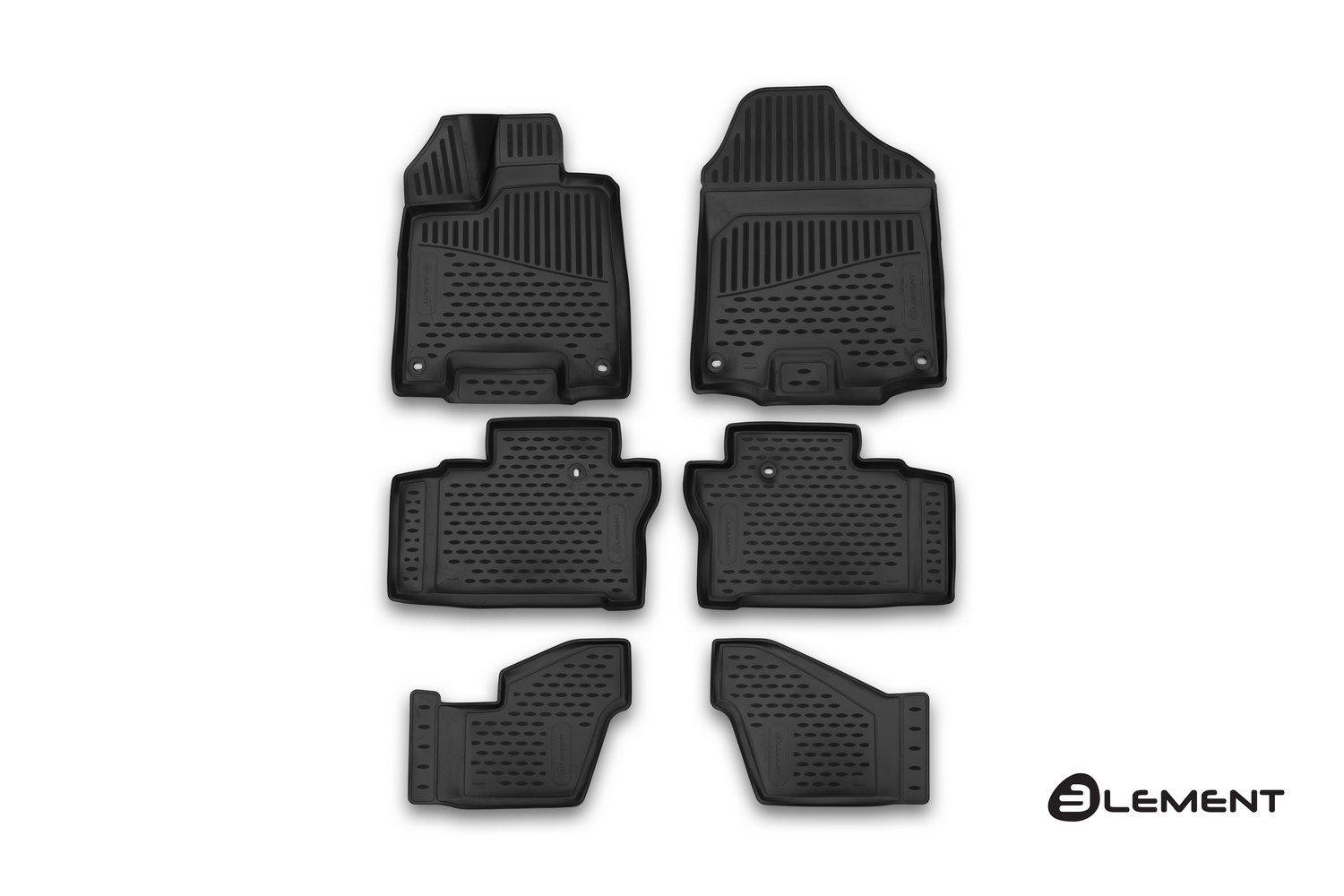 Коврики 3d в салон honda pilot, 01/2016, 6 шт. (по - NOVLINE ELEMENT3D1836210K