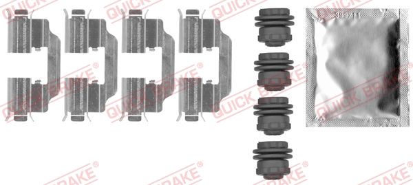 ремкомплект установочный колодок дисковых - Quick Brake 1090012