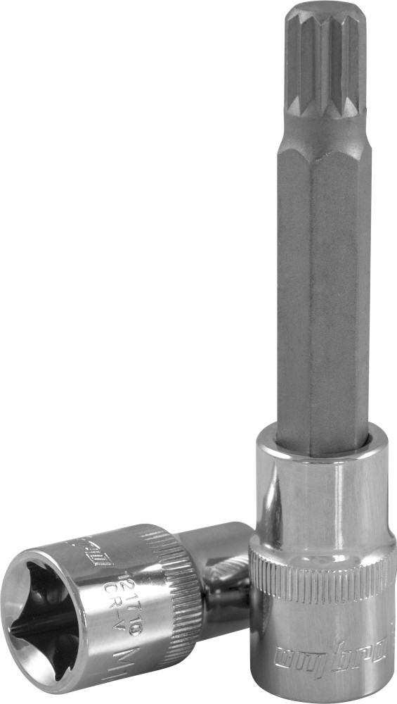 Насадка 1/2 dr с вставкой spline m12 l= 100 мм - Ombra 121712