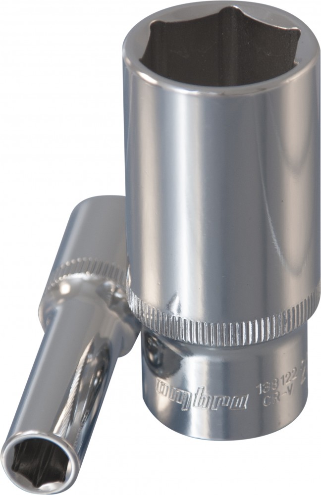 головка торцевая глубокая 3/8dr 19 мм - Ombra 138119