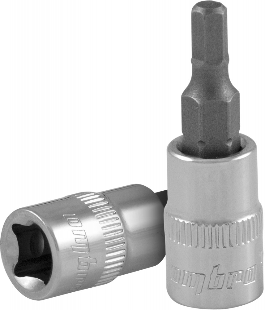 Насадка торцевая 3/8 dr с вставкой hex h-4 мм - Ombra 138204