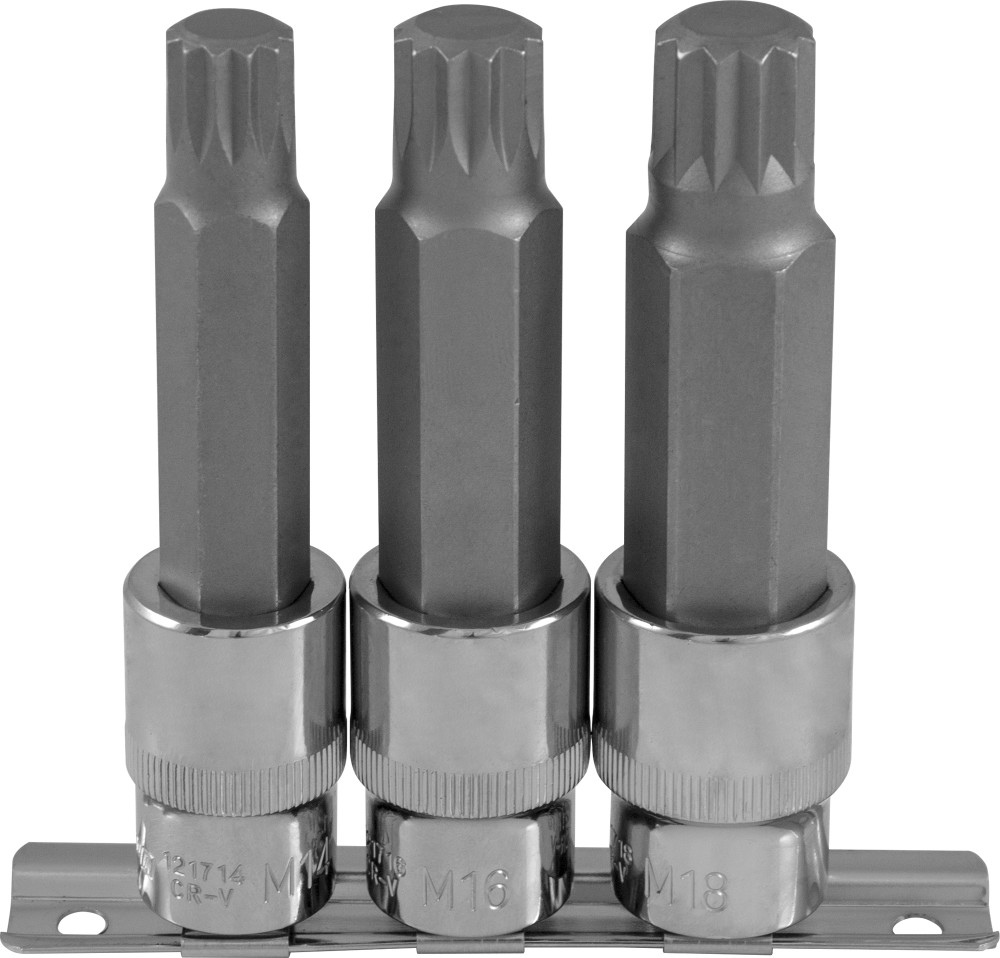 Набор торцевых насадок 1/2 dr с вставками spline l - Ombra 921703
