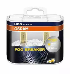 Комплект ламп HB3 12V 60W P20d FOG breaker +60% больше света, 2600к 2шт.(1к-т) - Osram 9005FBR-HCB