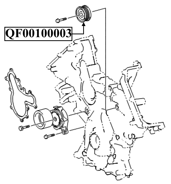 Ролик обводной - Quattro Freni QF00100003