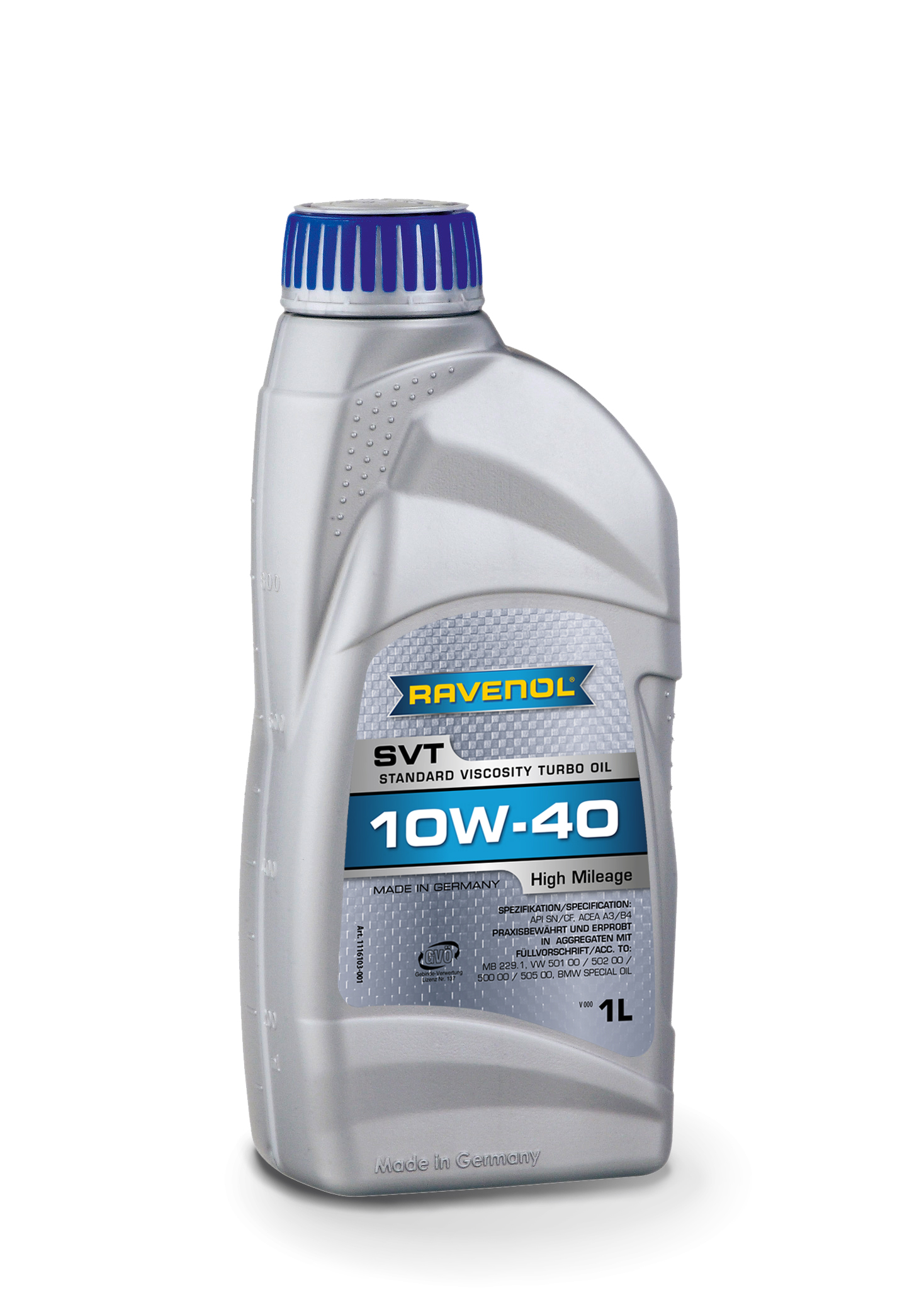 Моторное масло SVT Stand.Viscosity Turbo Oil SAE 10w-40 ( 1л) new - RAVENOL 111610300101999
