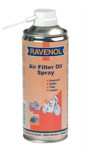 Пропит.масло-спрей для поролон.фильтров  Air Filter Oil-Spray (0,4л) - RAVENOL 136030140005000