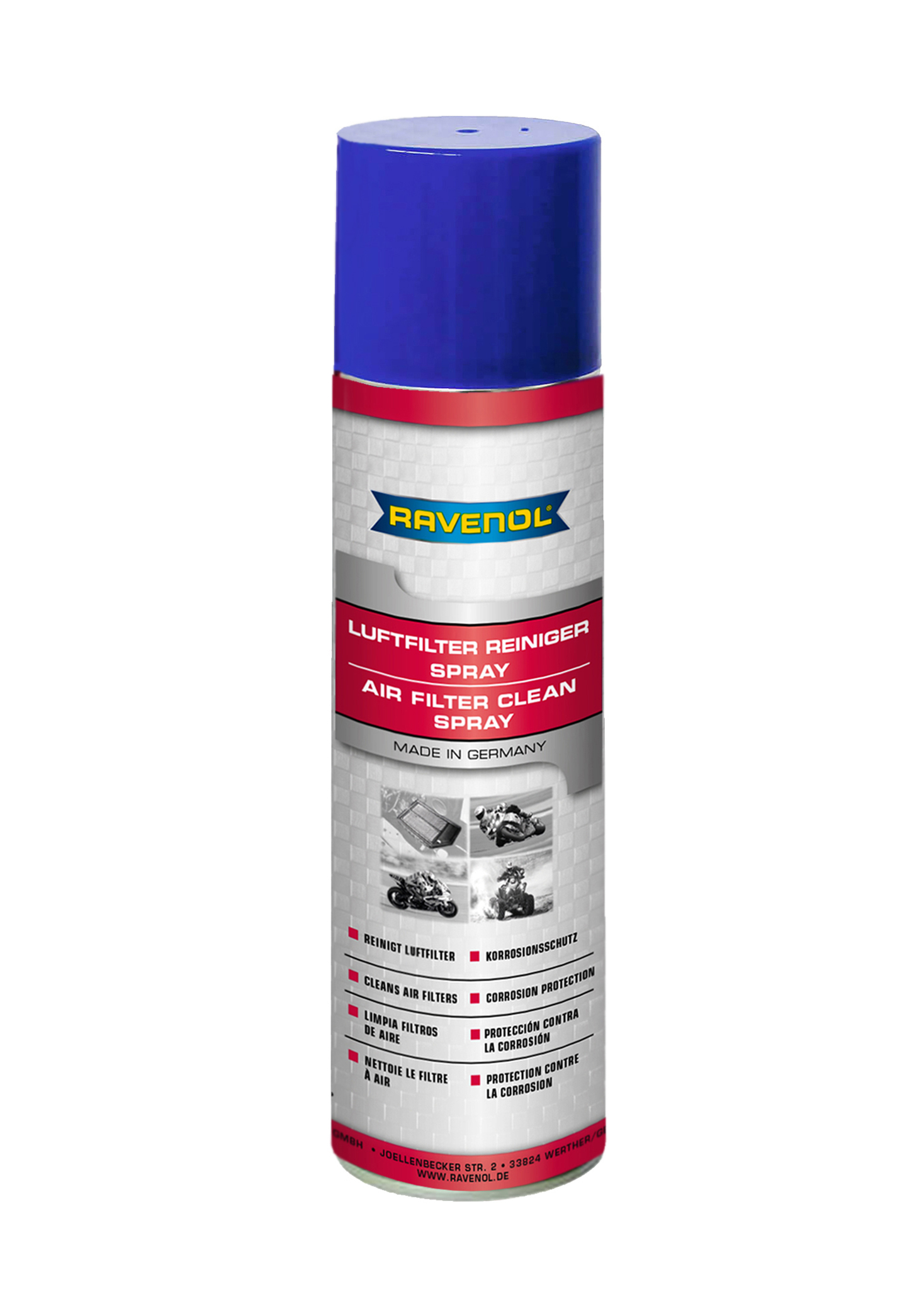 Очиститель для поролон.фильтров ravenol air filter - RAVENOL 136030250005000