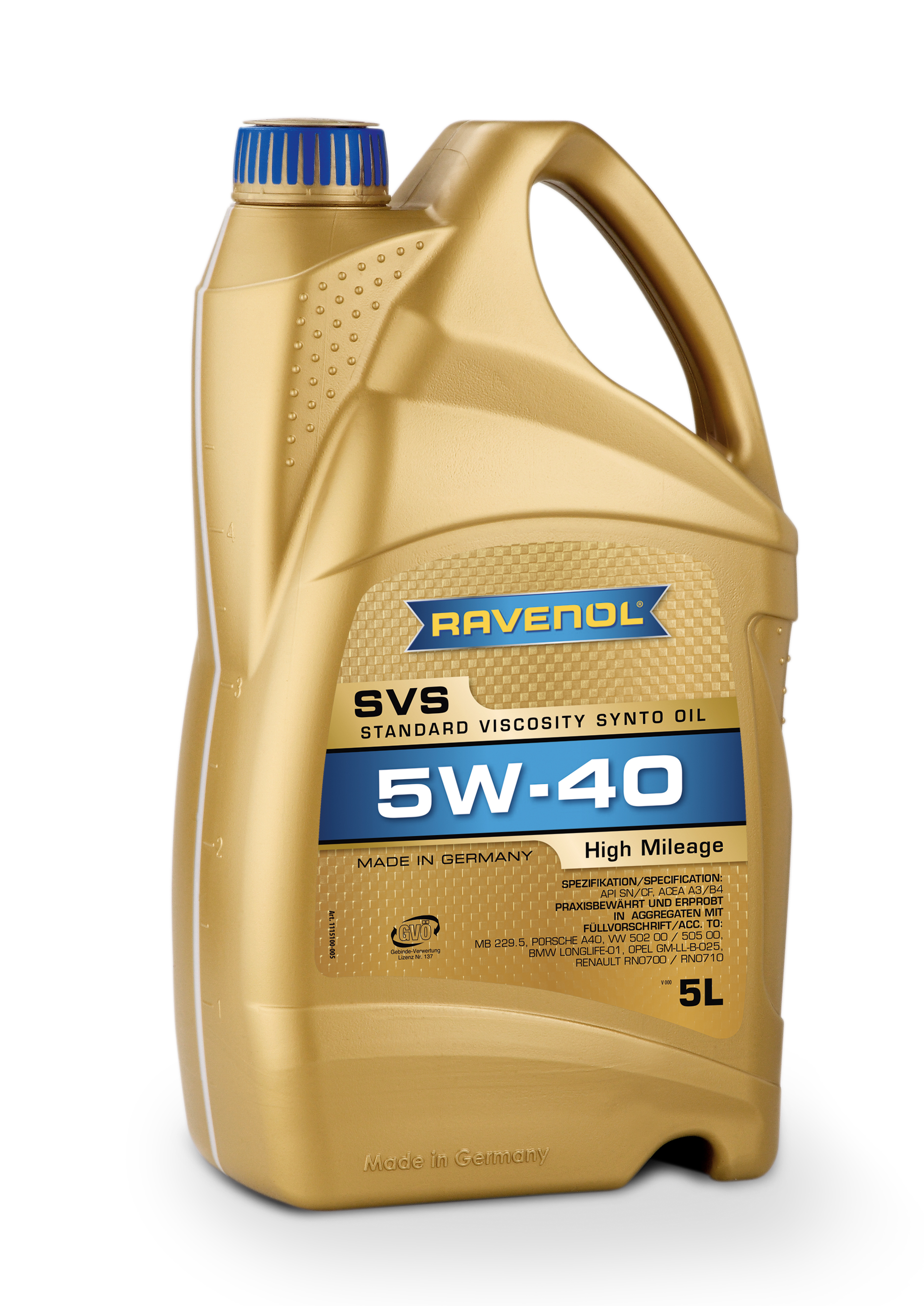 Моторное масло ravenol svs standard viscosity synt - RAVENOL 4014835802841