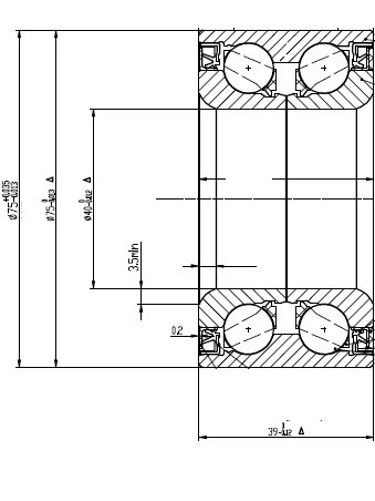 Подшипник fr ступицы toyota vitz/belta/ractis 05- | перед | - SAT ST9036340079