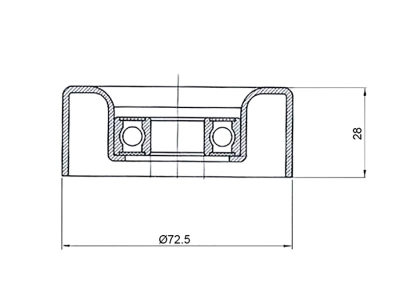 Ролик обводной приводного ремня mazda2/ mazda3 200 - SAT STZJ0115940