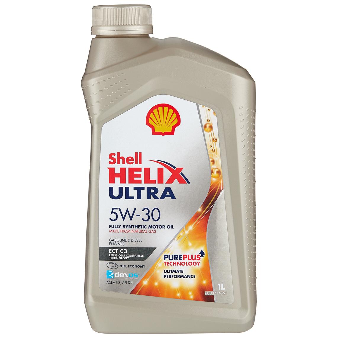 Масло shell helix ultra ect 5w-30 мот. син. (1л) - Shell 550040578