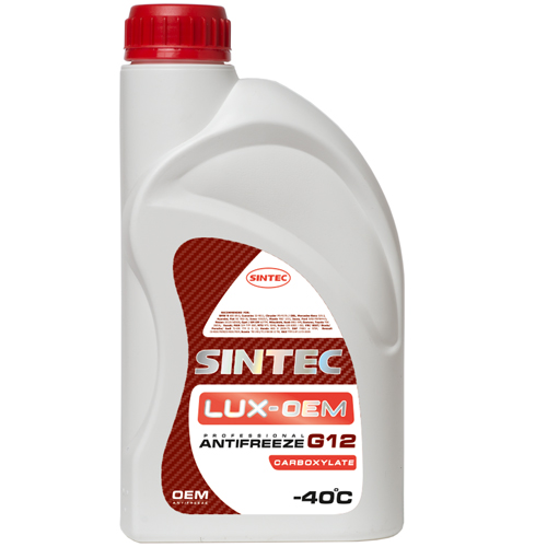 Антифриз Sintec LUX красный g12+ (-40) 1 кг - SINTEC 613500