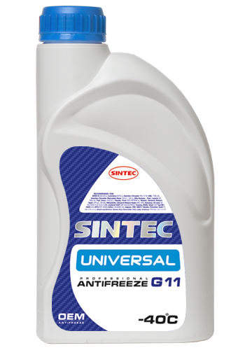 Антифриз готовый раствор G11 Universal -40 1 кг. - SINTEC 800302