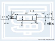 Амортизатор багажника mazda 323 iv (bg) --07.94 l - Starke 189077