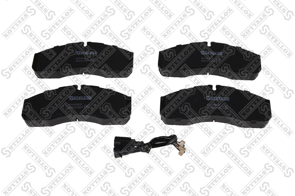 Колодки диск. п. с антискр.пл. Iveco, MB | перед | - Stellox 85-01451B-SX