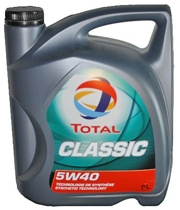 Classic 5w40 3b5l масло моторное синтетическое - TOTAL 156721