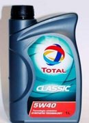 Масло моторное полусинтетическое Classic9 5w-40 1л - TOTAL 164796