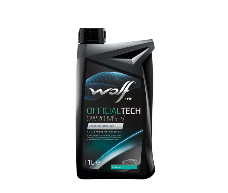 Officialtech 0w20 ms-v 1L масло моторное acea: a1/b1-12 volvo VCC rbs0-2ae Это полностью синтетический смазочный материал, созданный на основе тщ - Wolf 8332517