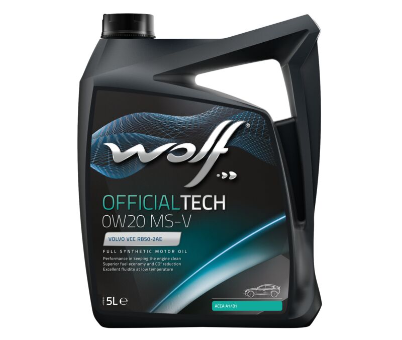 Officialtech 0w20 ms-v 5L масло моторное acea: a1/b1-12 volvo VCC rbs0-2ae Это полностью синтетический смазочный материал, созданный на основе тщ - Wolf 8332715