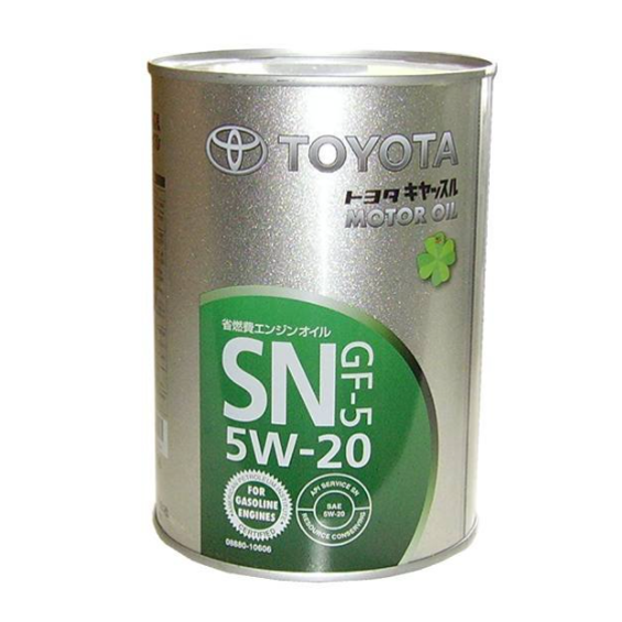 5w-20 Motor Oil API SN, ilsac gf-5, 1л (синт. мотор. масло) - Toyota 08880-10606