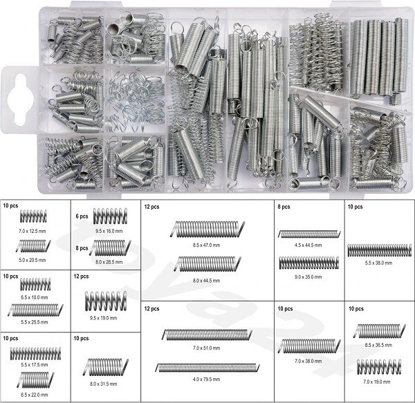 Набор пружин 200 пр - Yato YT06875