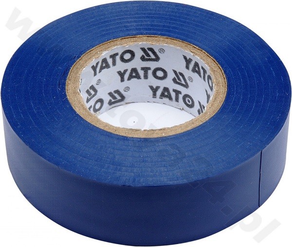 Изолента 19 мм х 20 м, синяя - Yato YT81651