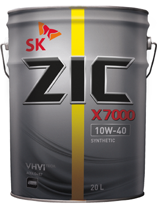 Масло zic 7000 euro 10w40 20л HCV
