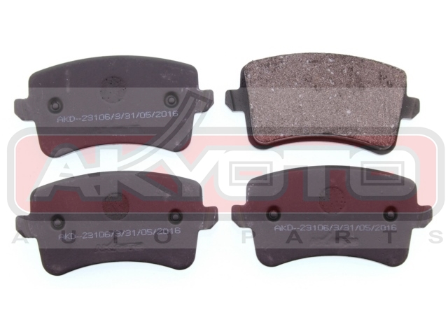 Колодки тормозные дисковые передние - Akyoto AKD-23106