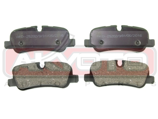 Колодки тормозные дисковые задние - Akyoto AKD-25202
