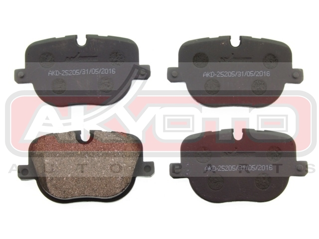 Колодки тормозные дисковые задние - Akyoto AKD-25205