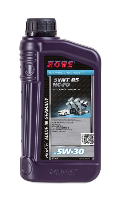 Масло моторное hightec synt RS SAE 5w-30 hc-fo 1л - ROWE 20146001003