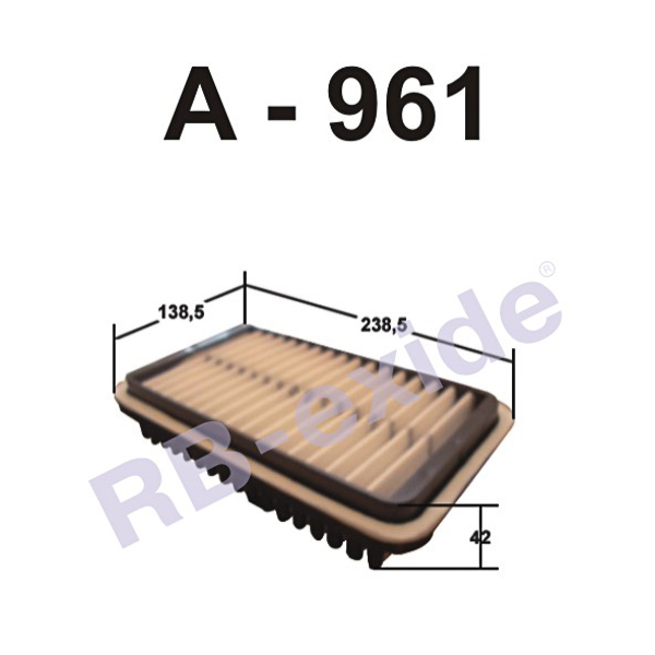 Фильтр воздушный - Rb-exide A961