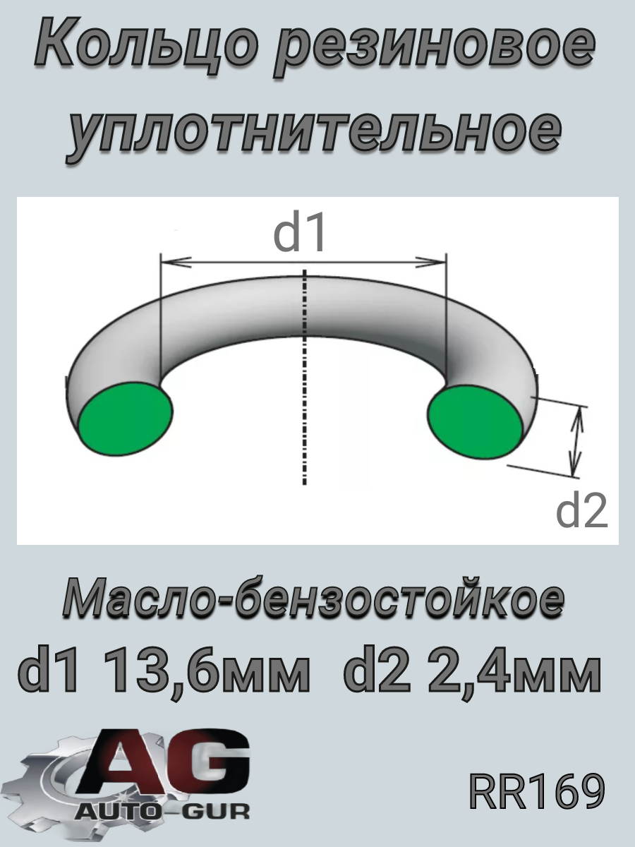 Кольцо уплотнительное - Auto-GUR RR169
