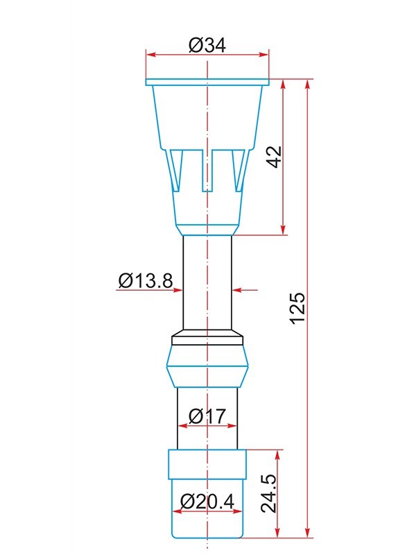 Наконечник катушки зажигания - SAT ST-30520-PWA-003-TIP